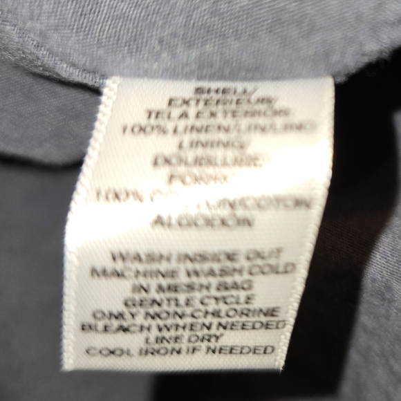 LOFT Petites Navy Linen Blend A-Line Skirt – Size 4P - Picture 4 of 4